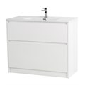 Тумба с керамической раковиной напольная BelBagno KRAFT 100 Bianco Opaco, раковина BB1000ETL белая KRAFT-1000-2C-PIA-BO;BB1000ETL