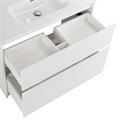 Тумба с керамической раковиной напольная BelBagno KRAFT 100 Bianco Opaco, раковина BB1000ETL белая KRAFT-1000-2C-PIA-BO;BB1000ETL