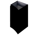 Шкафчик подвесной с одной распашной створкой, правый VAGUE CEZARES 55283 Nero Opaco 55283, VAGUE