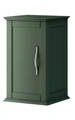 Шкафчик подвесной с одной распашной дверцей, реверсивный CEZARES TIFFANY 55334 Verde opaco 55334, TIFFANY