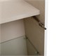 Колонна подвесная с одной распашной дверцей CEZARES GLASS 41827 Bianco Lucido 41827