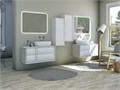 Шкафчик подвесной совместимый с базой под раковину CEZARES BELLAGIO 54717 Bianco opaco 54717, BELLAGIO
