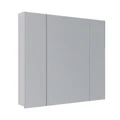 Шкаф зеркальный Lemark UNIVERSAL 90х80 см 3-х дверный, цвет корпуса: Белый глянец LM90ZS-U