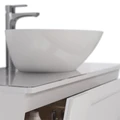 Столешница Lemark MIANO 60 см из стекла, цвет: Белый LM06M60S