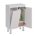 Шкаф Lemark ROMANCE 60 см подвесной/напольный, с откидной корзиной для белья, цвет корпуса, фасада: LM07R35N-SH