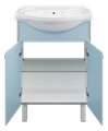 Джулия - 65 Тумба прямая голубая Л-Джу01065-0610Пр