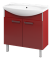 Джулия - 85 Тумба прямая красная Л-Джу01085-0410Пр