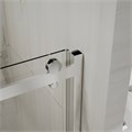 Берн- Душевое ограждение DRO-150х195, прозрачное стекло 6 мм, профиль матовый черный AZ-733-150-BM-CL AZ-733-150-BM-CL