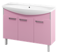 Джулия -120 Тумба прямая розовая под Дрея Лагуна 120 Л-Джу01120-1210Пр