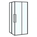 Душевой уголок Azario Шанхай SQP 80х80х195 AZ-R43-80-MB-CL профиль черный матовый AZ-R43-80-MB-CL