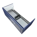 Комплект Тумба Беллони 100 СИНИЙ подвесная с раковиной Астория 100 CS00098075