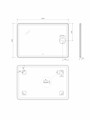 Зеркало с подсветкой и встроенной линзой 3-х кратного увеличения BelBagno SPC-MAR-1200-800-LED-TCH-LNZ SPC-MAR-1200-800-LED-TCH-LNZ, MARINO
