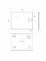 Зеркало с подсветкой и встроенной линзой 3-х кратного увеличения BelBagno SPC-MAR-1000-800-LED-TCH-LNZ SPC-MAR-1000-800-LED-TCH-LNZ, MARINO