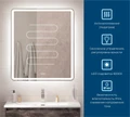 Зеркало со встроенным светильником, сенсорным выключателем и подогревом SPC-MAR-700-800-LED-TCH-WARM, 12W, 220-240V, 700x30x800 SPC-MAR-700-800-LED-TCH-WARM