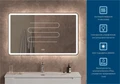 Зеркало со встроенным светильником, сенсорным выключателем и подогревом SPC-MAR-1000-600-LED-TCH-WARM, 12W, 220-240V, 1000x30x600 SPC-MAR-1000-600-LED-TCH-WARM
