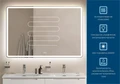 Зеркало с встроенным светильником, сенсорным выключателем и подогревом SPC-MAR-1200-800-LED-TCH-WARM, 12W, 220-240V, 1200x30x800 SPC-MAR-1200-800-LED-TCH-WARM