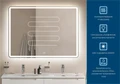 Зеркало с встроенным светильником, сенсорным выключателем и подогревом SPC-MAR-1100-800-LED-TCH-WARM, 12W, 220-240V, 1100x30x800 SPC-MAR-1100-800-LED-TCH-WARM