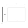 Зеркало BelBagno SPC-MAR-1000-800-LED-TCH-SND SPC-MAR-1000-800-LED-TCH-SND, MARINO