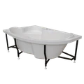 TIMO ванна LINNA169L-SET (1690*1100*710) в сборе на раме с экраном, шт LINNA169L-SET