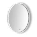 Лайвли - Зеркало круглое 800х55 c LED диммером, подогревом, сенсорный выключатель, матовый белый 2700k-4000k-6500k (25Вт) АZ-LED012125 АZ-LED012125
