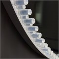 Лайвли - Зеркало круглое 800х55 c LED диммером, подогревом, сенсорный выключатель, матовый белый 2700k-4000k-6500k (25Вт) АZ-LED012125 АZ-LED012125