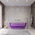 RELAX 2.0 Ванна отдельностоящая CEZARES 1700x790x570, CZR-RELAX2.0-170-79-57-AMT-PFB Аметист CZR-RELAX2.0-170-79-57-AMT-PFB