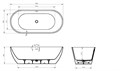 Акриловая ванна BELBAGNO UNO BB701-1800-800-K BB701-1800-800-K