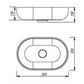 Раковина Florentina "Асти" 5535, антрацит (10.340.00550.302) 10.340.00550.302