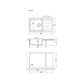 Мойка Florentina "Специя" 860, песочный (17.060.D0860.107) 17.060.D0860.107