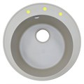 AZARIO кухонная мойка кварцевая Sivas (480х480х197) Песочная (сифон) CS00097655