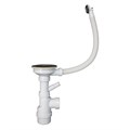 AZARIO кухонная мойка кварцевая Sivas (480х480х197) Серая (сифон) CS00097656