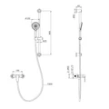 Настенный смеситель для ванны с душевой стойкой BRAVAT (F9809940CP-B-SW) F9809940CP-B-SW
