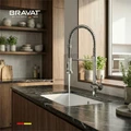 Смеситель для кухни с гибким изливом цвет хром BRAVAT (F7801932CP-SW) F7801932CP-SW