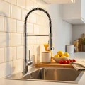 Смеситель для кухни с гибким изливом цвет хром BRAVAT (F7801932CP-SW) F7801932CP-SW