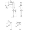 Смеситель для раковины цвет хром BRAVAT (F1795926CP-SW) F1795926CP-SW