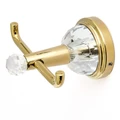 Крючок настенный для халатов и полотенец золотой с кристаллами SWAROVSKI BRAVAT (D7283G-SW) D7283G-SW