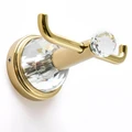 Крючок настенный для халатов и полотенец золотой с кристаллами SWAROVSKI BRAVAT (D7283G-SW) D7283G-SW
