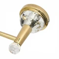 Держатель туалетной бумаги золотой с кристаллами SWAROVSKI BRAVAT (D7285G-SW) D7285G-SW