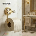 Держатель туалетной бумаги золотой с кристаллами SWAROVSKI BRAVAT (D7285G-SW) D7285G-SW