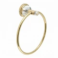 Кольцо для полотенец золото с кристаллами Swarovski BRAVAT (D7286G-SW) D7286G-SW