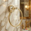 Кольцо для полотенец золото с кристаллами Swarovski BRAVAT (D7286G-SW) D7286G-SW
