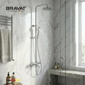 Душевая система с термостатическим смесителем цвет хром BRAVAT (F6812943CP-A-SW) F6812943CP-A-SW
