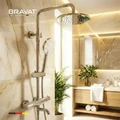Душевая система с термостатическим смесителем цвет хром BRAVAT (F6812943CP-A-SW) F6812943CP-A-SW