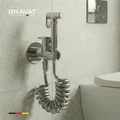 Гигиенический душ со смесителем с пружинным шлангом BRAVAT (D9192CP-SW) D9192CP-SW