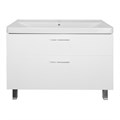 Комплект Тумба Azario Ника 100 Н 1000х475х860 напольная, с раковиной Monte 100, белый глянцевый (CS00089955) CS00089955