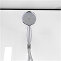 Душевая кабина Loranto NEO 90x90x(190+15) с низким поддоном 15см, прозрачное закаленное стекло 5 мм, задние стеклянные стенки белые, профиль черный-матовый (CS-22110) CS-22110