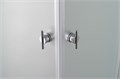 Душевая кабина Loranto 1000х800х2150 левосторонняя, белое заднее стекло, поддон 13см, матовое стекло 4мм, профиль сатин (CS-5180-13L F) CS-5180-13L F