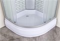 Душевая кабина Loranto 80х80х215 поддон 25см, белый кирпичный узор, матовое стекло 4мм, профиль хром (CS-6680-25FW) CS-6680-25FW 80
