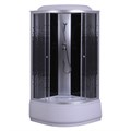 CS-6680K Душевая кабина 80х80х215, высокий поддон 40см, узор мозайка, прозрачное стекло 4мм (3 места) CS-6680K 80*80*215