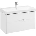 Оливия 90 Тумба Белый матовый (БЕЗ УМЫВАЛЬНИКА "Адриана-90") 1A254401OL010